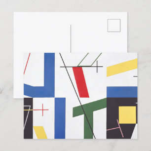 Six Spaces with Crosses   Sophie Taeuber-Arp   Postcard