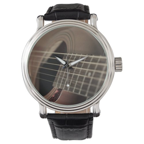 Six Sting Acoustic Guitar Watch