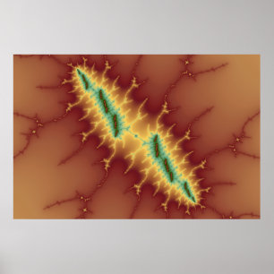 Six Stripes - Fractal Poster