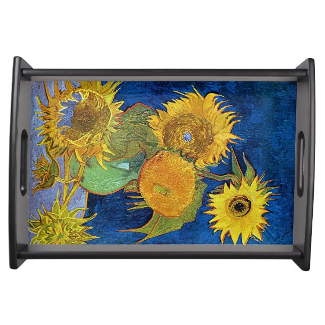 Six Sunflowers, Van Gogh Serving Tray (Front)
