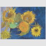 Six Sunflowers, Van Gogh Tissue Paper<br><div class="desc">Vincent Willem van Gogh (30 March 1853 – 29 July 1890) was a Dutch post-impressionist painter who is among the most famous and influential figures in the history of Western art. In just over a decade, he created about 2, 100 artworks, including around 860 oil paintings, most of which date...</div>