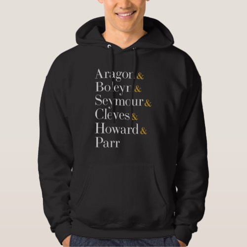 Six the Musical Queens _ Ampersand Names T_Shirt Hoodie