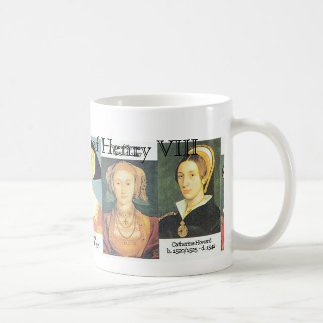 Six Wives Mug, The Six Wives of Henry VIII Coffee Mug (Right)