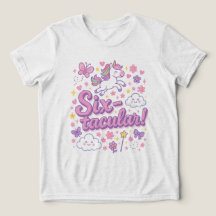 SIXtacular - 6th Birthday T-shirt For Kids