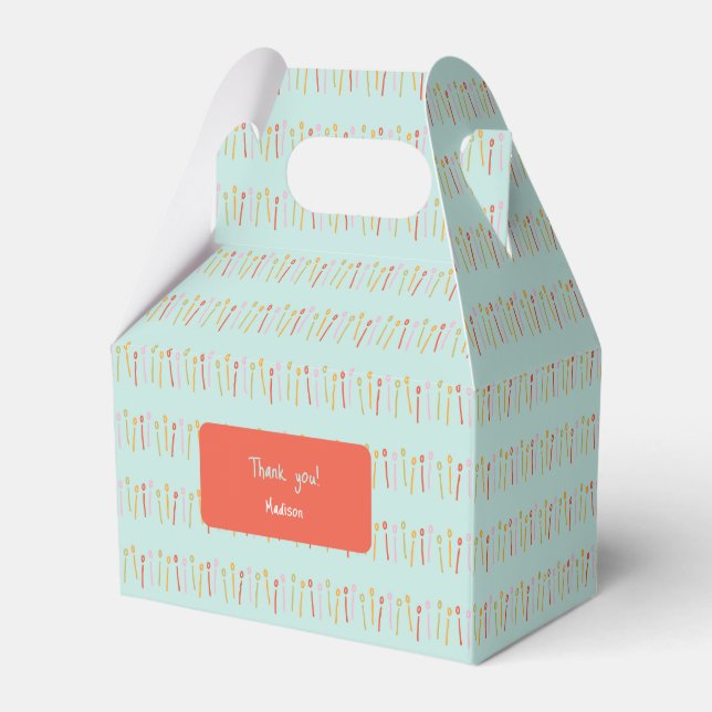 Sixteen Candles - Mint - Favor Box (Front Side)