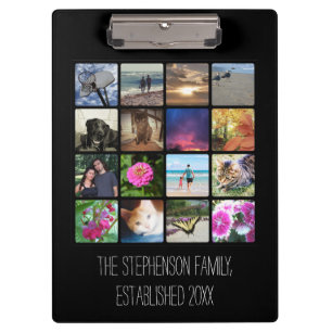 Sixteen Rounded Corners Photo Collage or Instagram Clipboard