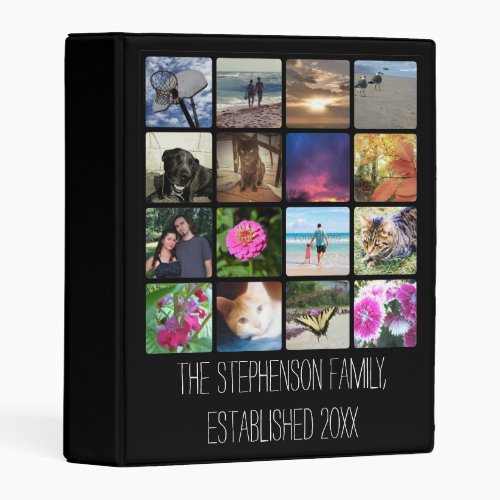 Sixteen Rounded Corners Photo Collage or Instagram Mini Binder