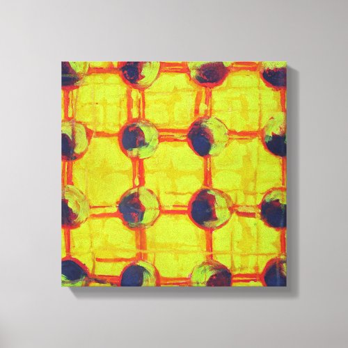 Sixteen Suns molten hot yellow suns Canvas Print