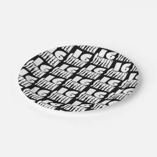 Sixteenth Birthday 16th Paper Plates