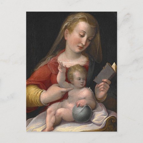 Sixteenth Century Madonna and Child Postcard