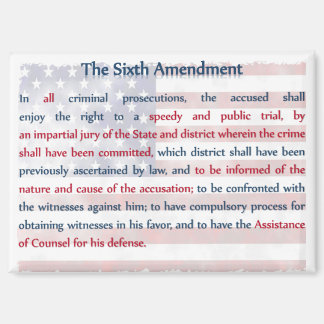 Sixth Amendment Magnet