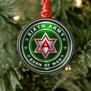 SIXTH ARMY Metal Ornament