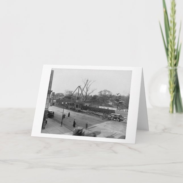 Sixth Avenue & 59th Street View Central Park NYC Card (Front)