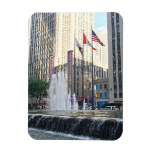 Sixth Avenue Architecture New York City Photograph Magnet