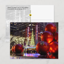 Sixth Avenue Christmas Ornaments, NYC - 