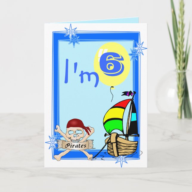 Sixth  Birthday Card (Front)