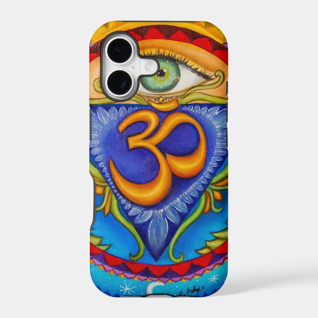 Sixth chakra, Third eye Iphone Case (Back)