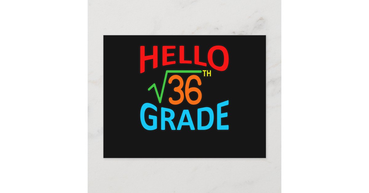 Sixth Grade Math Student Mathematics Maths Teacher Announcement ...