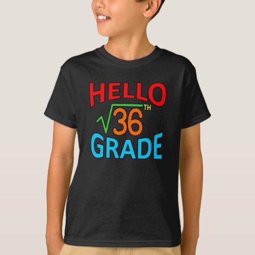 Sixth Grade Math Student Mathematics Maths Teacher T_Shirt