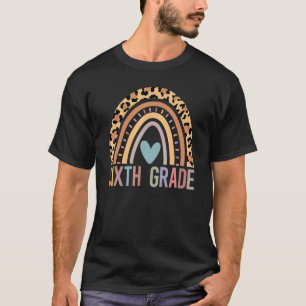 Sixth Grade Rainbow Girls Boys Teacher Team 6th Gr T-Shirt