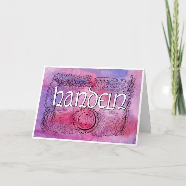 Sixth rule of serenity - TRADING Thank You Card (Front)