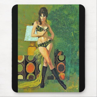 Sixties chick Mouse Pad