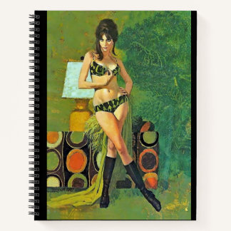 Sixties chick notebook