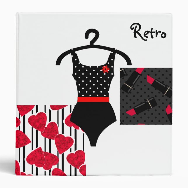 Sixties, dress 3 ring binder (Front)