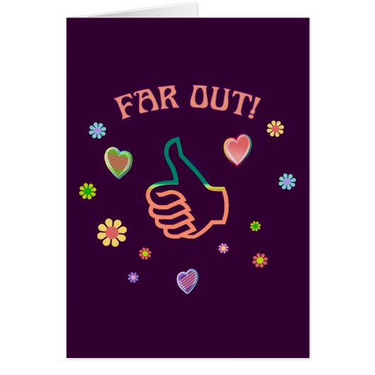 Sixties Far Out Cards (Front)