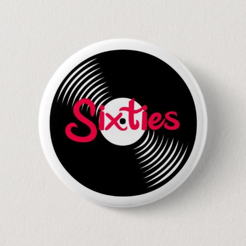 Sixties LP Button