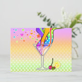 SIXTIES POP ART STYLE MARTINI (Standing Front)