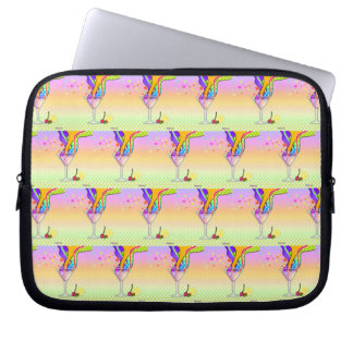 SIXTIES POP ART STYLE MARTINI LAPTOP SLEEVE