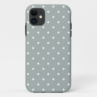 Sixties Style Gray Polka Dot iPhone 5/5S Case
