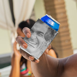 Sixty Balloon String Photo 60th Birthday Party Can Cooler