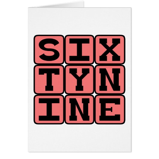 Sixty Nine, Internet Meme Cards (Front)