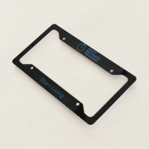 Sixty Seconds' Training Black License Plate Frame