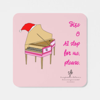 Size 0 AI Slop Christmas Square Sticker