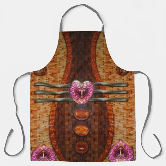 Size All-Over Print Apron Large 27"x34 Whether you (Front)
