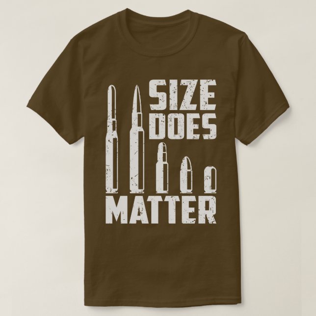 Size Does Matter T-Shirt (Design Front)