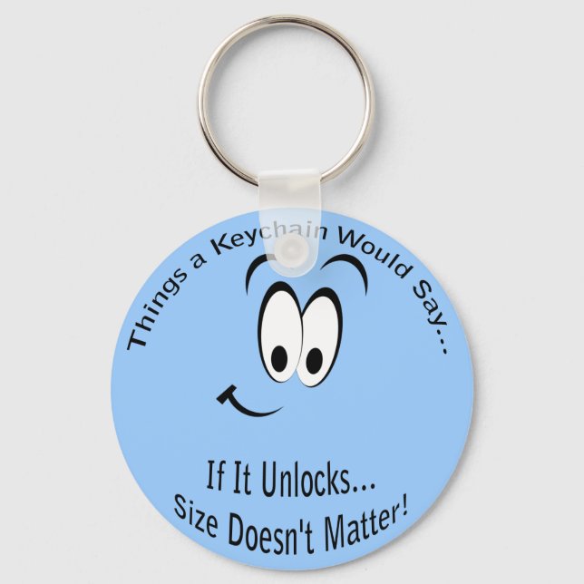 Size Doesn't Matter Lt Keychain (Front)