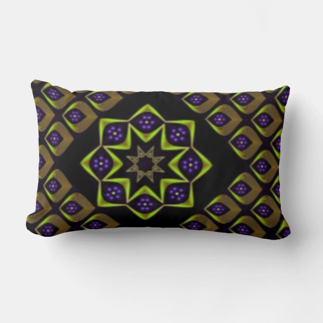 Size: Lumbar Pillow 13" x 21" Accent your home wit (Front)