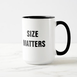 The Size Matters 30 oz Coffee Mug Measuring Tape - 188561000780