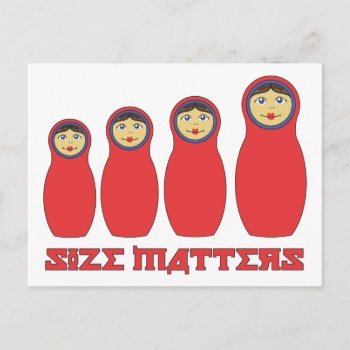 Size Matters Petrushka Card For Well-hung Men by shirts4girls at Zazzle