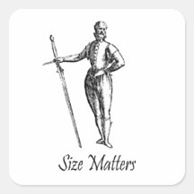 Size Matters Sticker