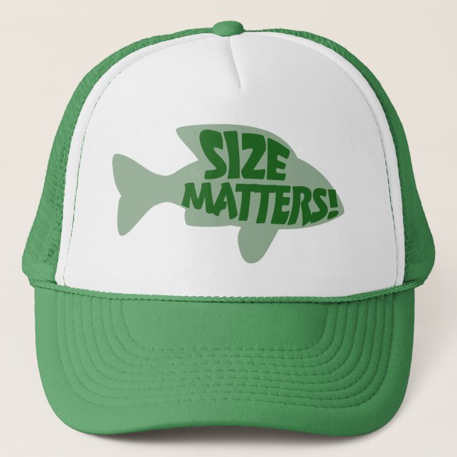 Size Matters Trucker Hat (Front)