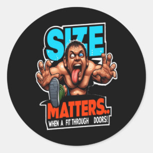Size S Humorous Take Sticker