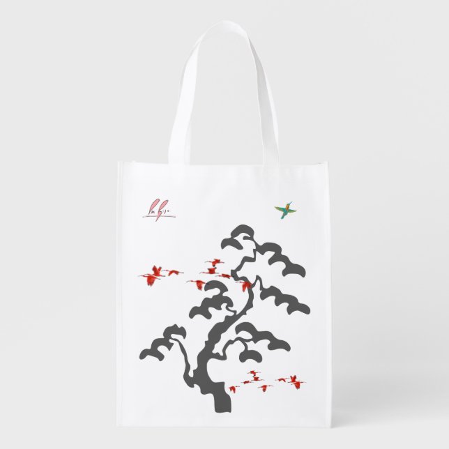 Sizmo x Pal Biso - Ibis Tree - Reusable Bag (Front)