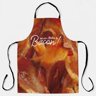Sizzler Bacon Apron: Customize Wake, Bake & Bacon Apron