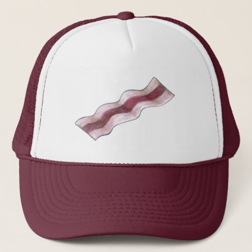 Sizzlin Sizzling Bacon Strips Rashers Breakfast  Trucker Hat