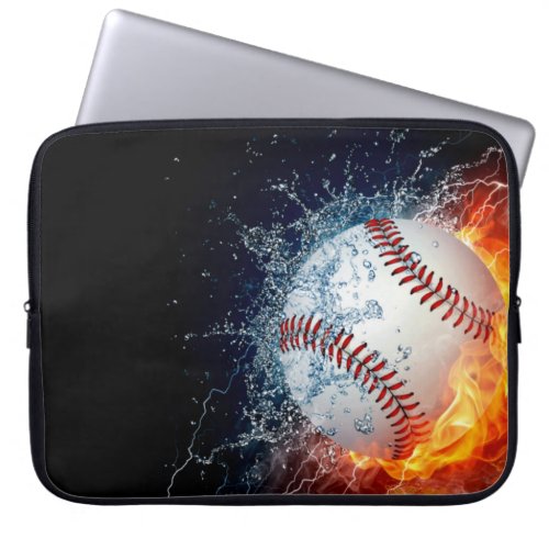 Sizzling Baseball Laptop Sleeve